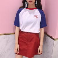 Hearclub Embroidered T-shirt - Thumbnail 2