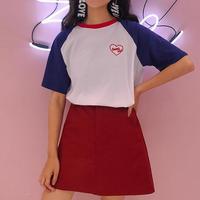 Hearclub Embroidered T-shirt - Thumbnail 3