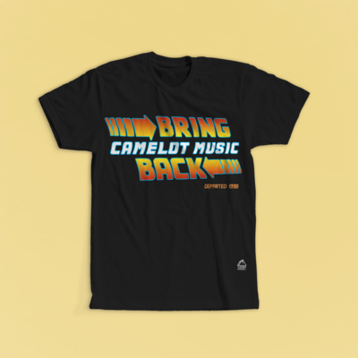 Bring camelot music back t-shirt