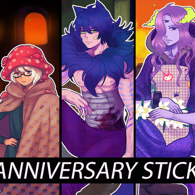 5th anniversary tkot sticker pack!