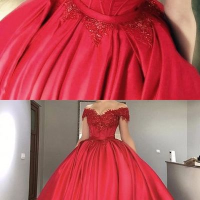 Ball gown red prom dress, sexy prom dress,charming prom dress, long prom dress,prom dresses, elegant prom dress, prom dress z98