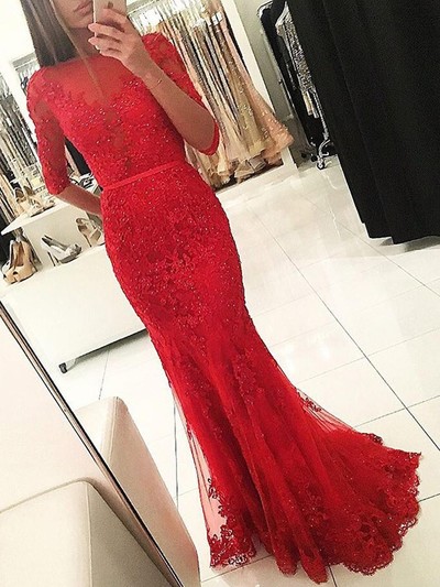 Mermaid Lace prom dress, sexy prom dress,Charming prom dress, long prom dress,prom dresses, elegant prom dress, prom dress Z101