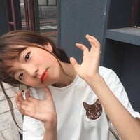 Cute Cat embroidery t-shirt - Thumbnail 3