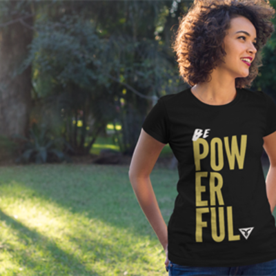 Be powerful women's graphic tee - Thumbnail 5