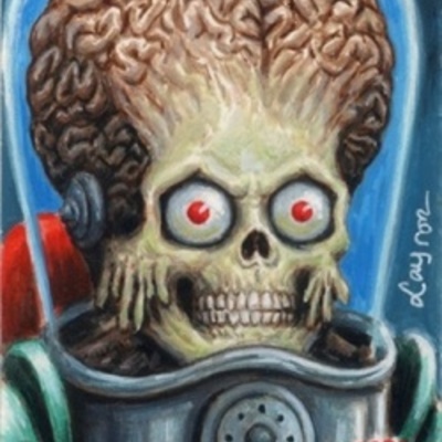 Mars attacks occupation return sketch card ap