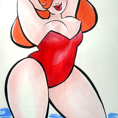 Bustin' out! 5.5x8.5 - Thumbnail 1