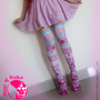 LAST PAIR! I AM A PSYCHO Menhera Printed Stockings-2