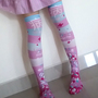 LAST PAIR! I AM A PSYCHO Menhera Printed Stockings-3