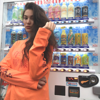 IN THE MOOD FOR LOVE LONG SLEEVE T-SHIRT ORANGE - MJN ORIGINALS - Thumbnail 2