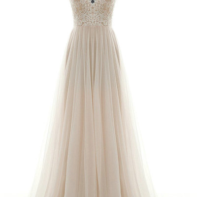 High quality french lace champagne vintage summer wedding dress