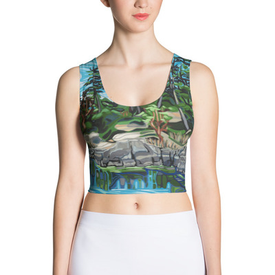 Kimberly thompson collection - chatham island crop top - from michael david