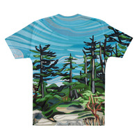 Kimberly Thompson Collection-Chatham Island - Men's V-Neck T-Shirt - from Michael David - Thumbnail 1