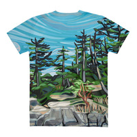 Kimberly Thompson Collection-Chatham Island Women's V-Neck - from Michael David  - Thumbnail 1