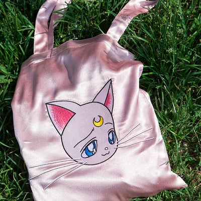 Sailor moon cat tote bag - Thumbnail 5