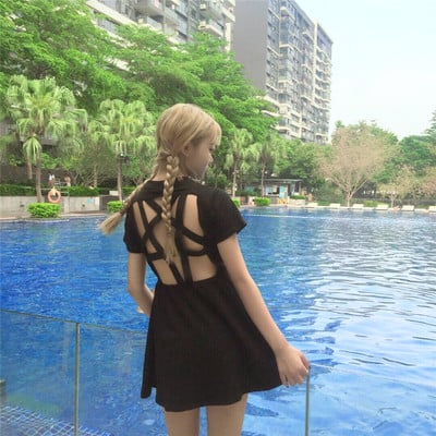 Gothic star hollow back dress - Thumbnail 5