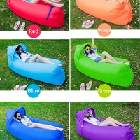 NEW! Lazy Sofa Inflatable Camping Beach Lay Bag Recliner With Sunshade Cap - Thumbnail 4