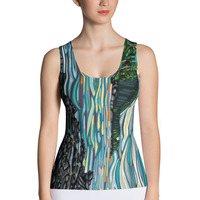 Kimberly Thompson Collection - Wish Beach Womens Tank Top - from Michael David - Thumbnail 1
