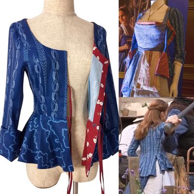 P120 cosplay beauty and beast jacket princess belle costume tailor made 2017 version