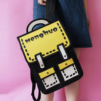 Second element 3D comic shoulder bag - Thumbnail 1