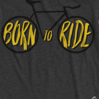 Born To Ride Cycling T-Shirt - Thumbnail 1