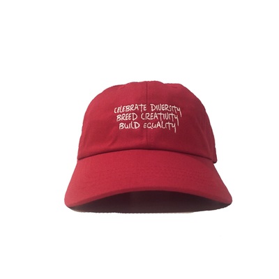Cherry Red Dad Cap/strapback-The vision 