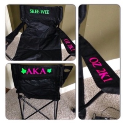 Aka tailgate chair - black