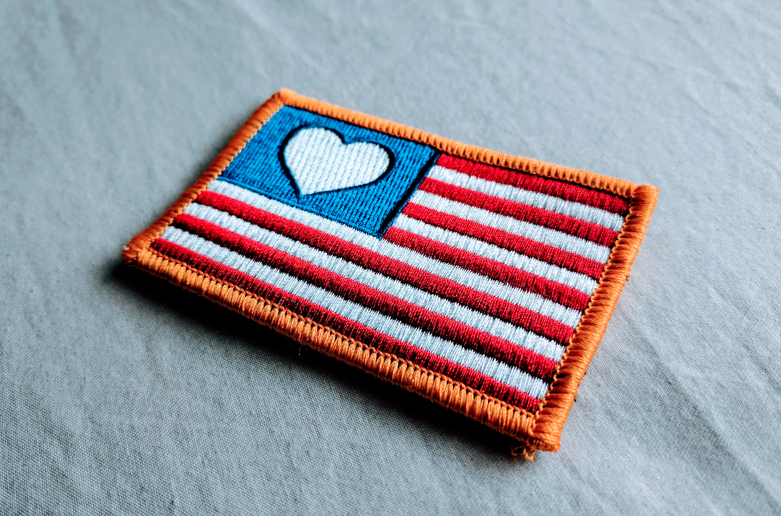 Image of USA ♥ Flag Patch