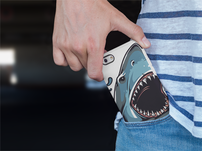 Shark Attack! iPhone 5/5s/Se, 6/6s, 6/6s Plus Case 