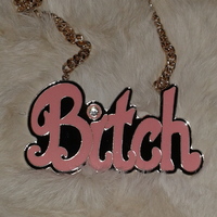 Pink B*tch Necklace - Thumbnail 2