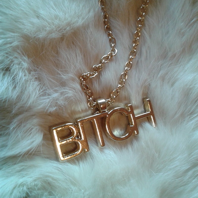 Btch necklace