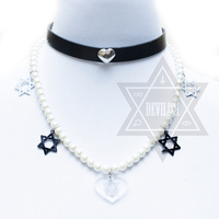 Pearl hexagram necklace - Thumbnail 1