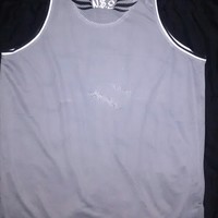 No$lack'nClothnLine. (Grey,Black&White) Jersey Tank Top. - Thumbnail 1