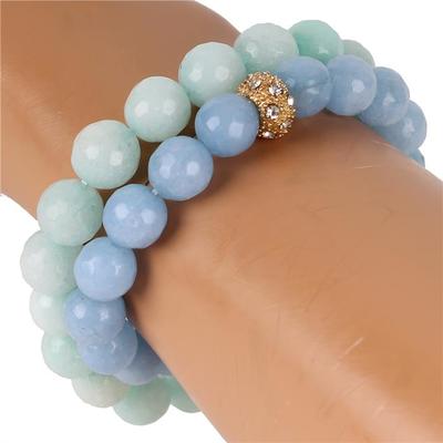 Twin Set Glass Beads In Blue