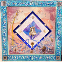 The Little Mermaid in Silver - triple panel  - Thumbnail 2