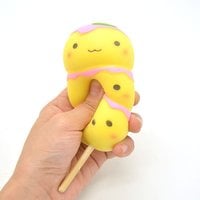 IKUURANI Stretchable Squishable Squeezey Squishy Hanami Dango Animal - Thumbnail 2