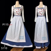 S110 COSPLAY beauty and beast princess belle Costume tailor made 2017 Skiversion rt only - Thumbnail 4