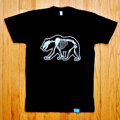 Dead republic shirt (bear skeleton)