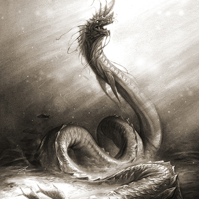 The naga (art print) 