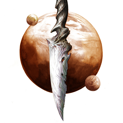 Attitude of the knife (art print) 