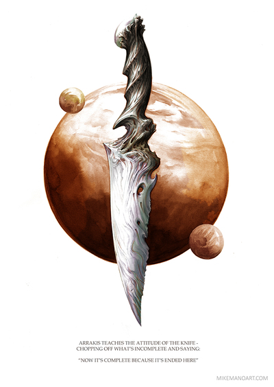 Attitude Of The Knife (Art Print) 