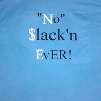 NoSlack'n Sports. (LightBlue,Black,Red&Glitter White) T-Shirt. - Thumbnail 1