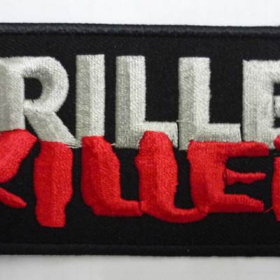 Driller killer embroidered patch - Thumbnail 4