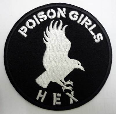POISON GIRLS embroidered patch I