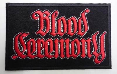 BLOOD CEREMONY embroidered patch