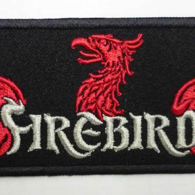 Firebird embroidered patch - Thumbnail 4