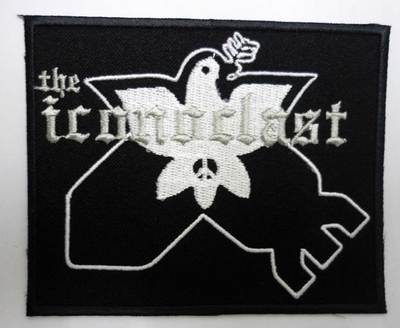 THE ICONOCLAST embroidered patch (Grey)