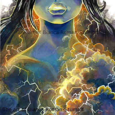 Tempest lightning, elemental nature series 8x10 print