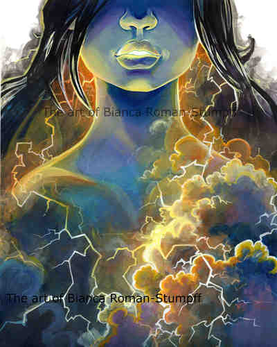 Tempest Lightning, Elemental Nature series 8x10 Print