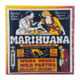 Reefer Madness - Marihuana - Weed With Roots In Hell - Vintage Art - Handmade Coaster - Thumbnail 1