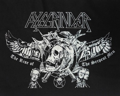 AXEGRINDER - logo back patch (2)